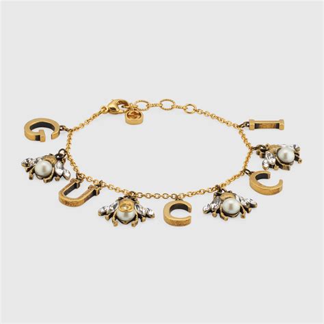 gucci 1973 charm bracelet|Gucci interlocking bracelet.